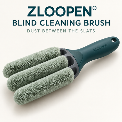 ZLOOPEN® Blind Cleaning Brush – 3-Arm Microfiber Duster with Removable Sleeves